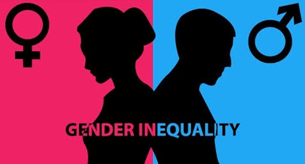 Gender equality poster with an image of boy and girl